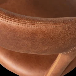 Eetkamerstoelen Zonder Armleuning-WOOOD Noble Eetkamerstoel Cognac