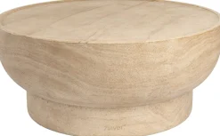 Tuintafels|Ronde Salontafels-Zuiver Noble Salontafel Beige