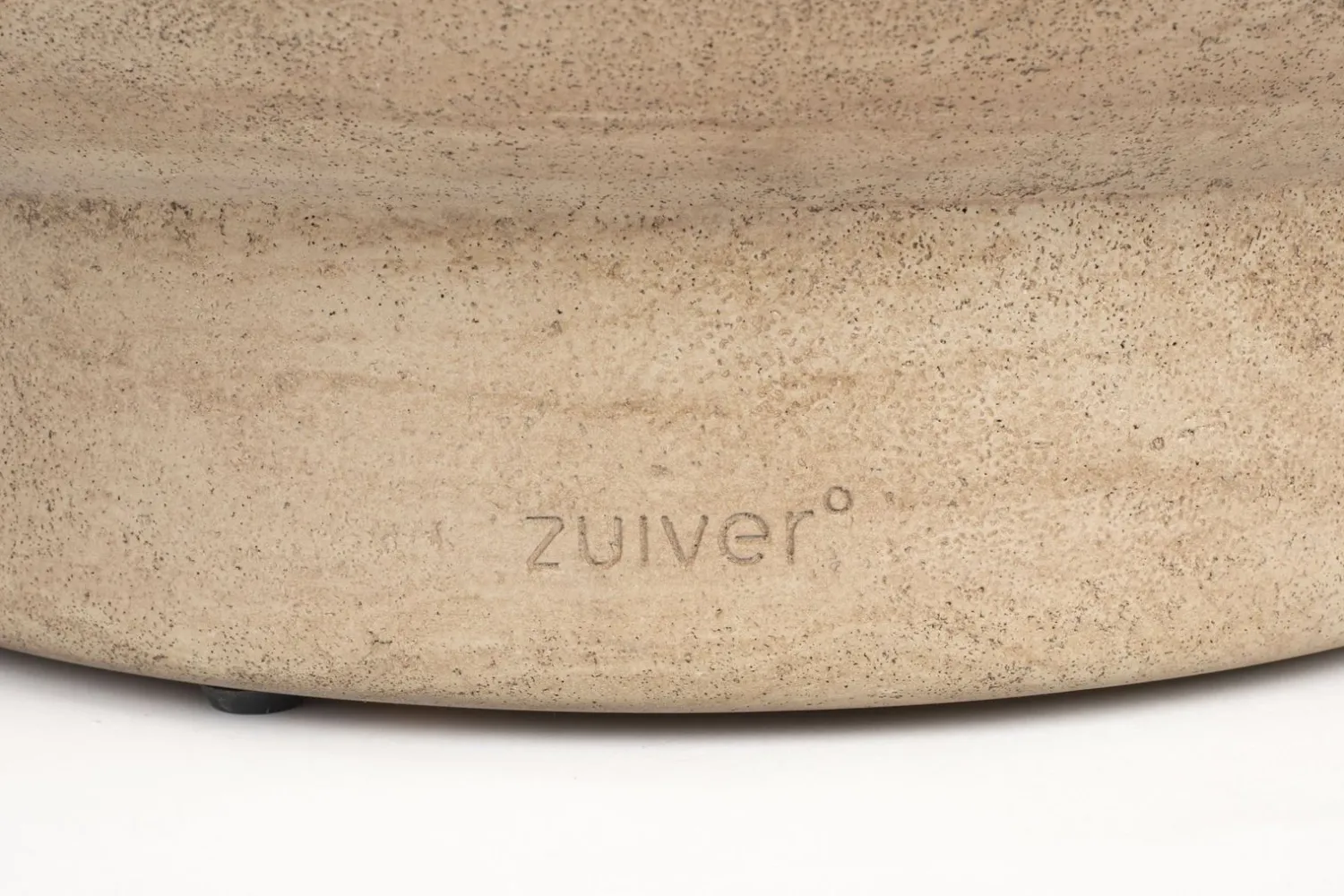 Tuintafels|Ronde Salontafels-Zuiver Noble Salontafel Beige