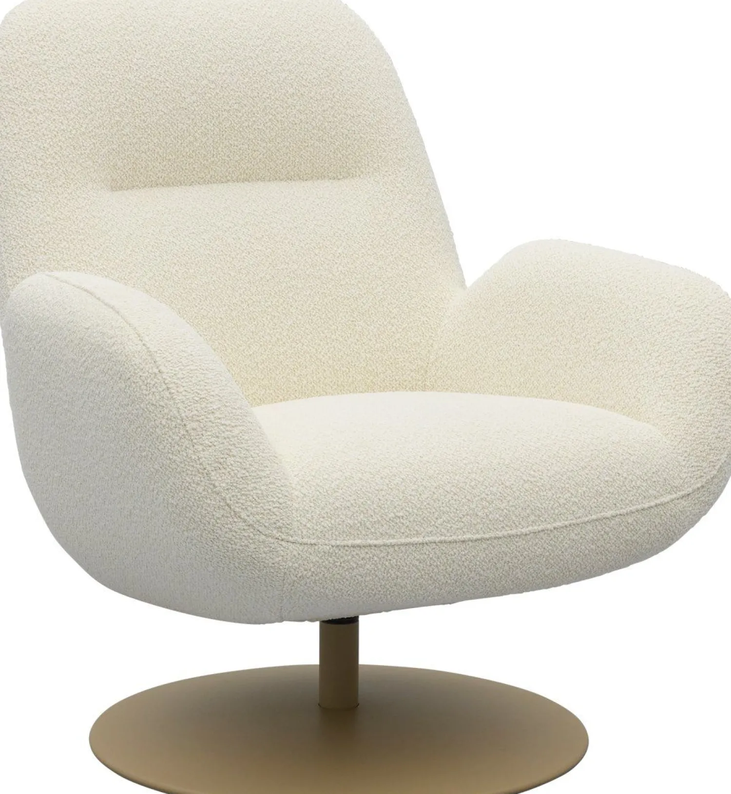 Draaifauteuils-Trendhopper Nola Fauteuil Ecru