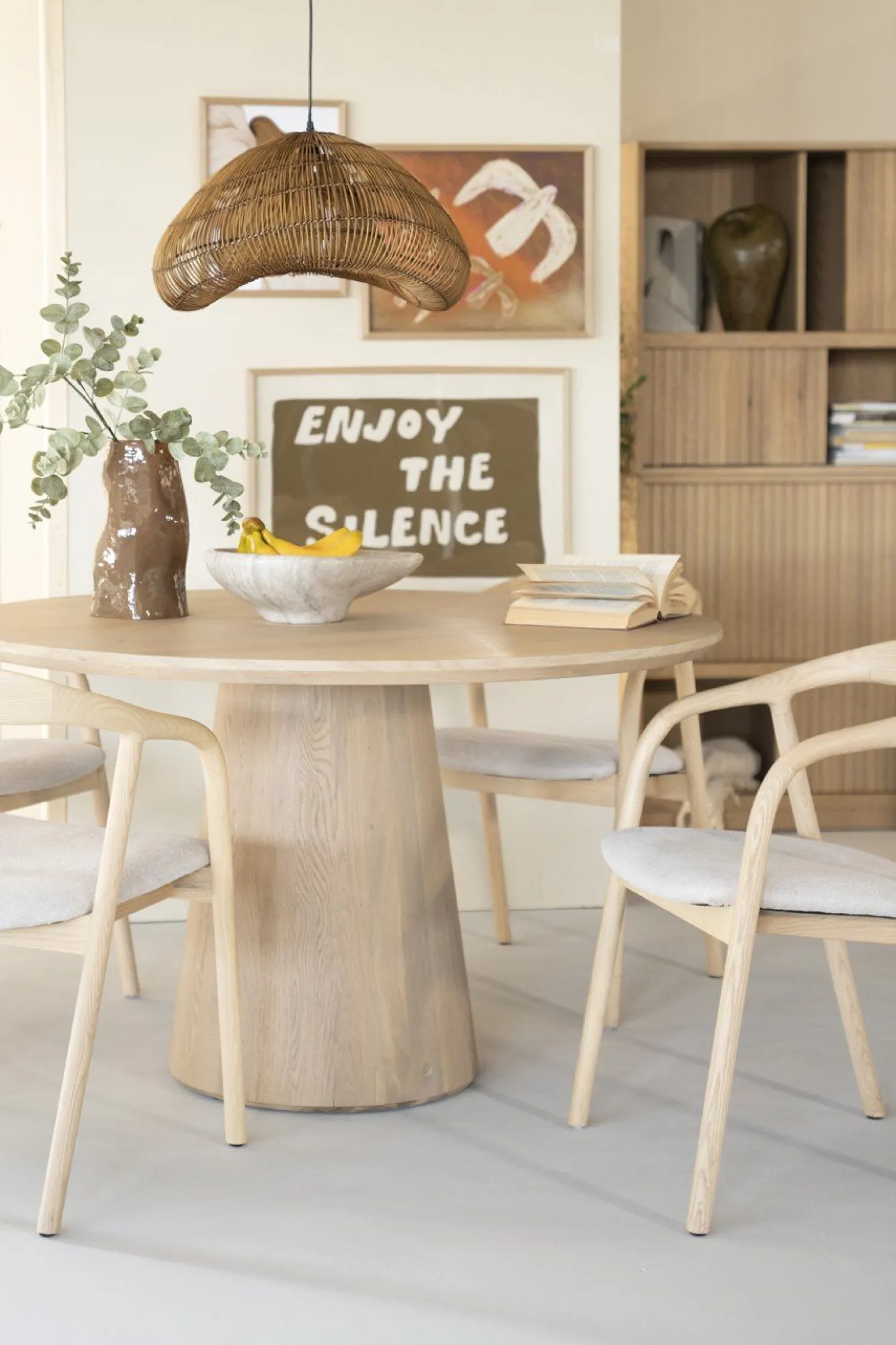 Ronde Eettafels-Eleonora Nola Rond Eettafel Naturel