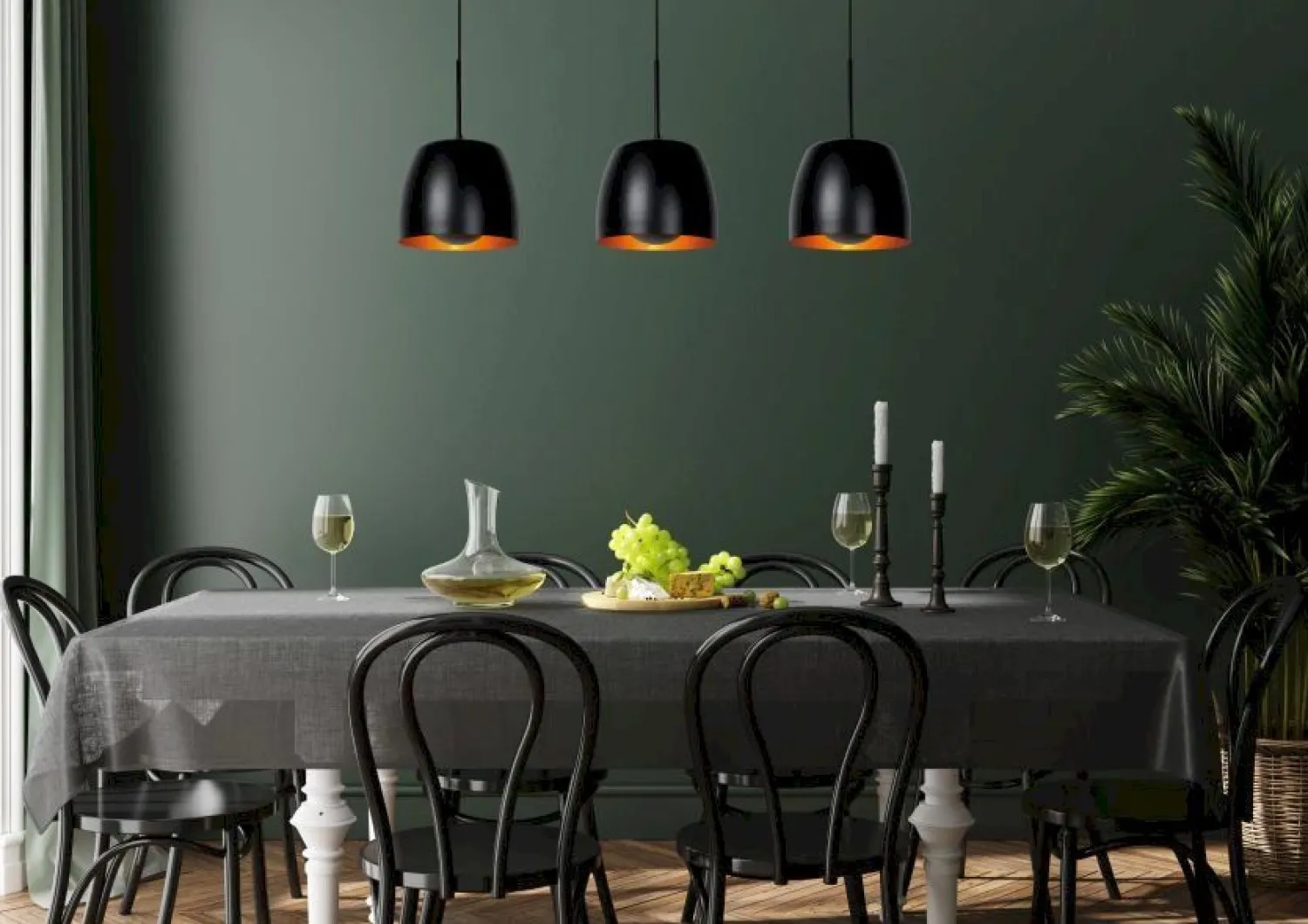 Hanglampen|Hanglampen-Lucide Nolan Zwart Hanglamp Zwart, Goud