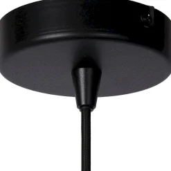 Hanglampen|Hanglampen-Lucide Nolan Zwart Hanglamp Zwart, Goud