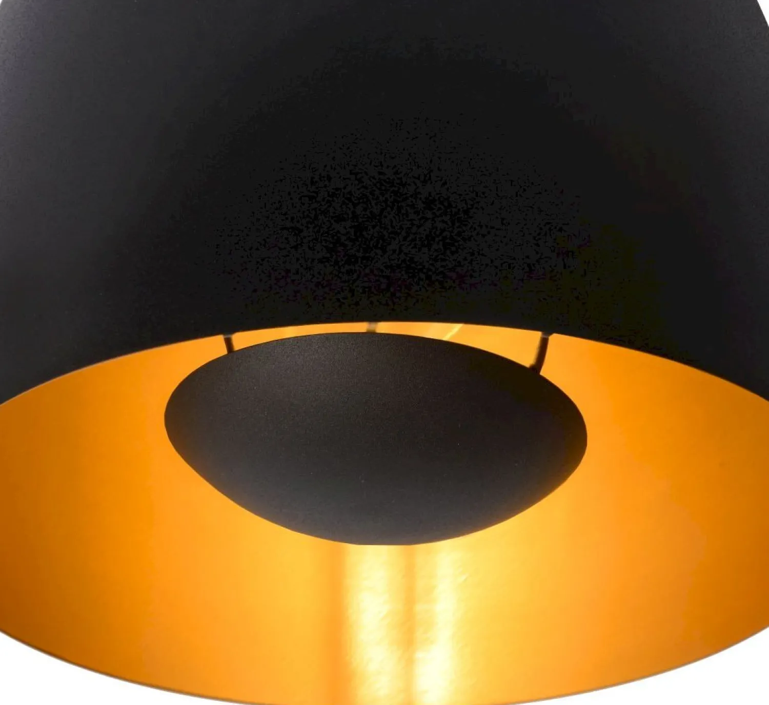 Hanglampen|Hanglampen-Lucide Nolan Zwart Hanglamp Zwart, Goud