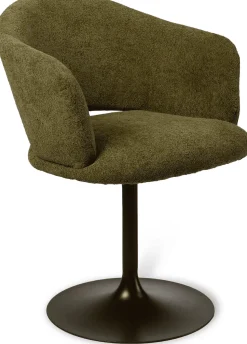 Eetkamerstoelen Met Armleuning-Eijerkamp Collectie Nonna Trompetvoet Eetkamerstoel Apple