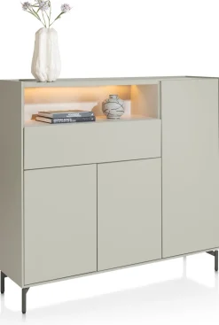 Opbergkasten|Opbergkasten-XOOON Noon Dressette Silk Grey