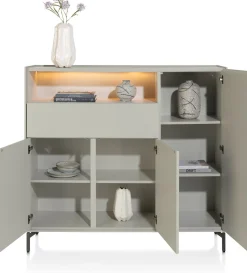Opbergkasten|Opbergkasten-XOOON Noon Dressette Silk Grey