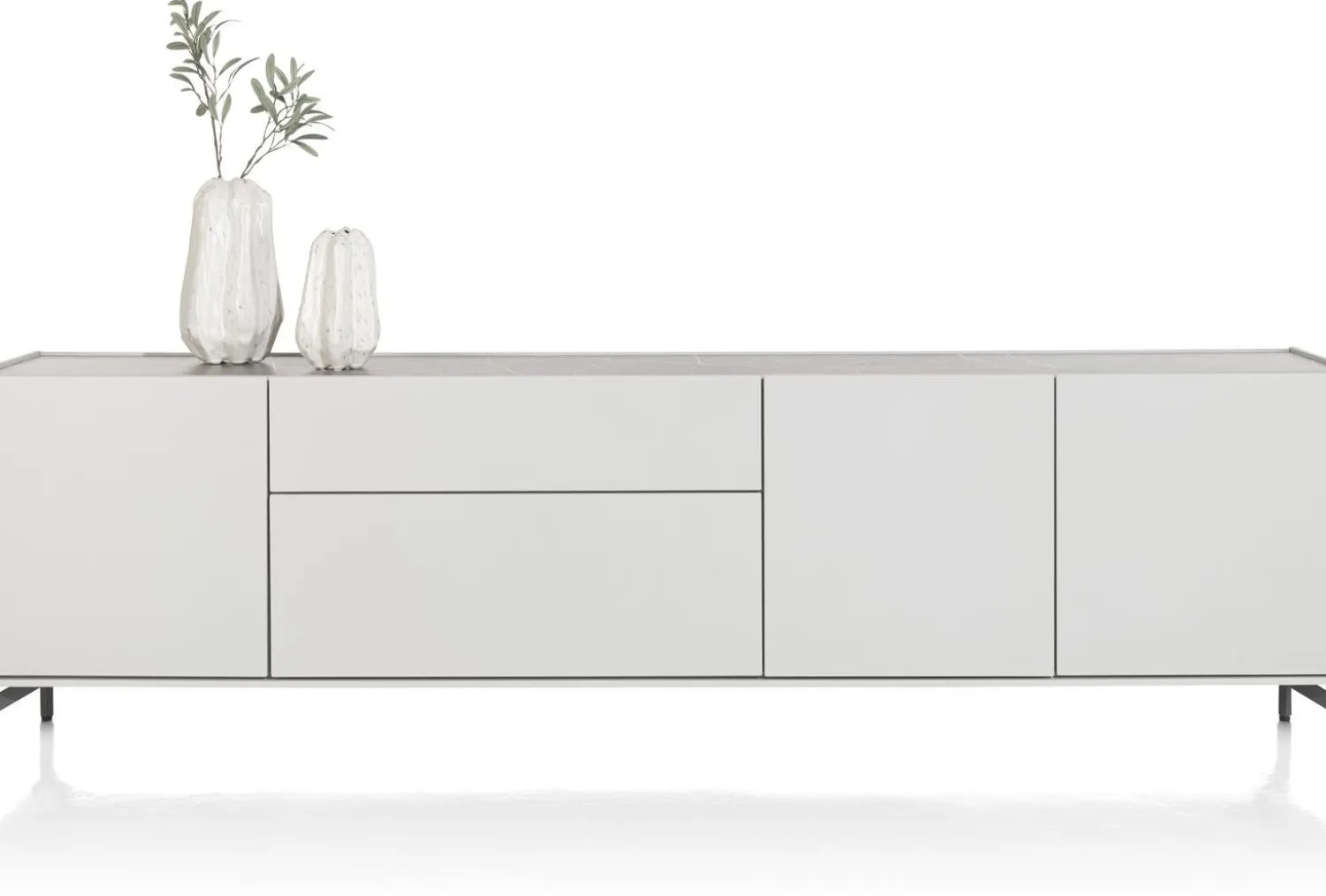 Dressoirs-XOOON Noon Dressoir Light Grey, Grafiet