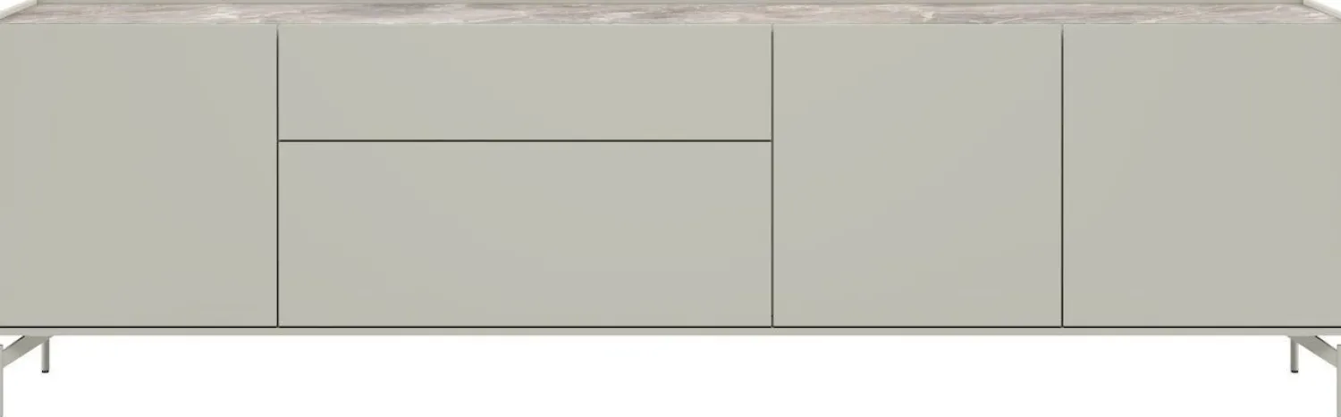 Dressoirs-XOOON Noon Dressoir Light Grey, Grafiet