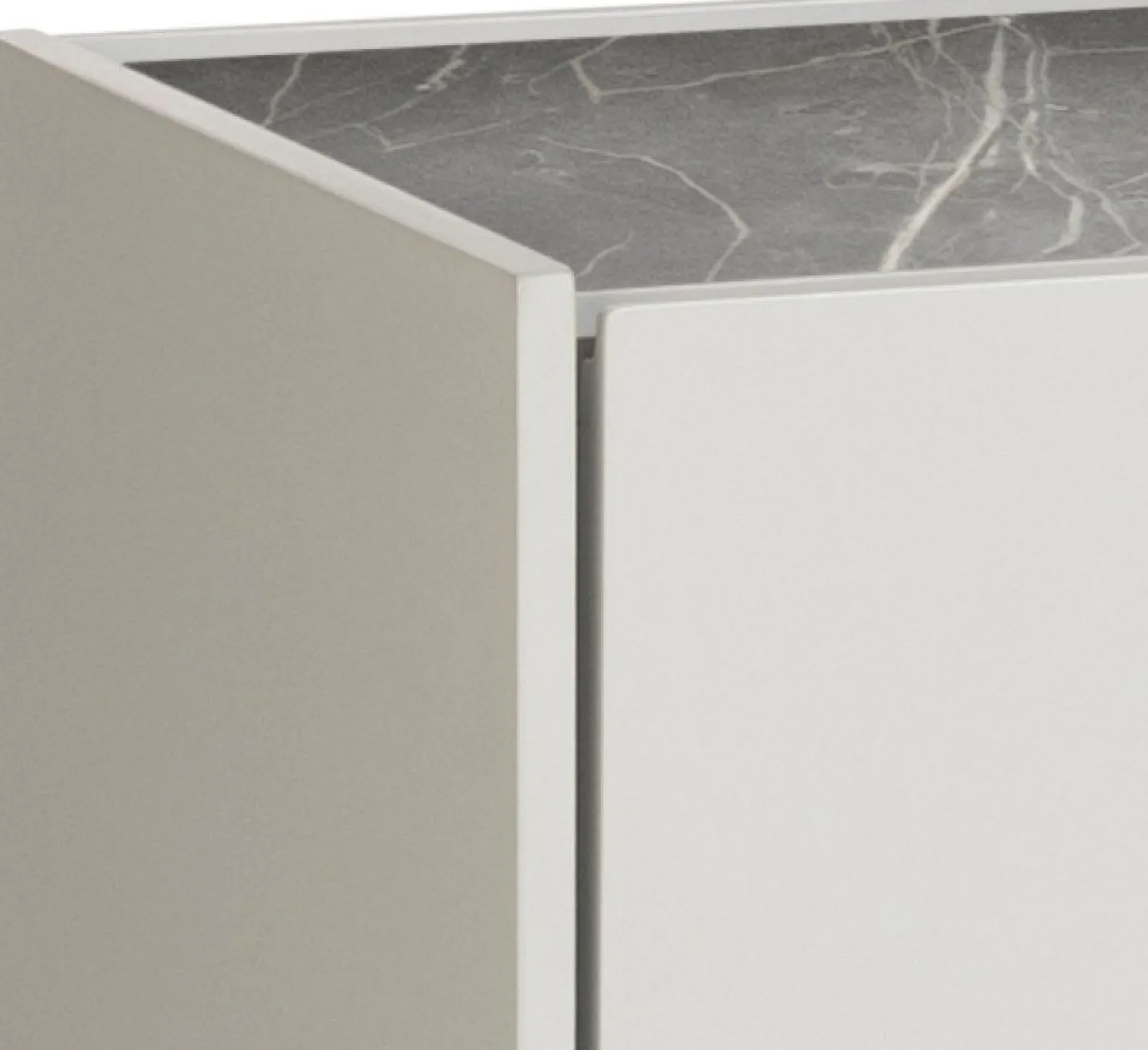 Dressoirs-XOOON Noon Dressoir Light Grey, Grafiet