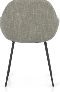 Kuipstoelen|Eetkamerstoelen Met Armleuning-Montèl Nora Eetkamerstoel Hunter, Eucalyptus