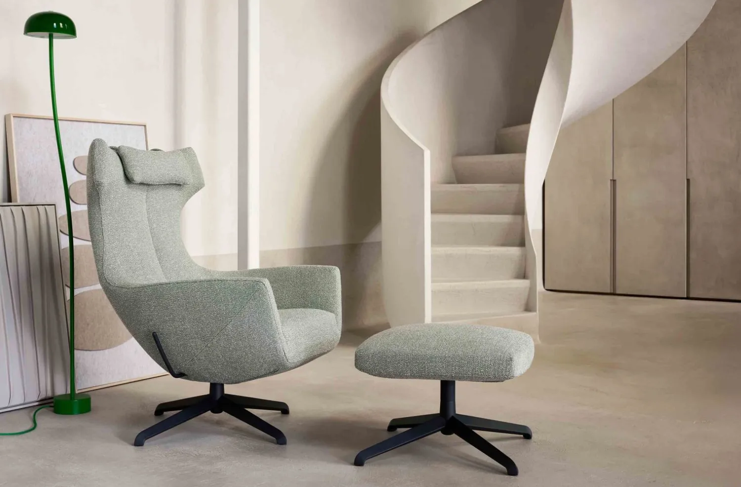 Design Fauteuils|Oorfauteuils-Design on Stock Nosto Fauteuil Groen