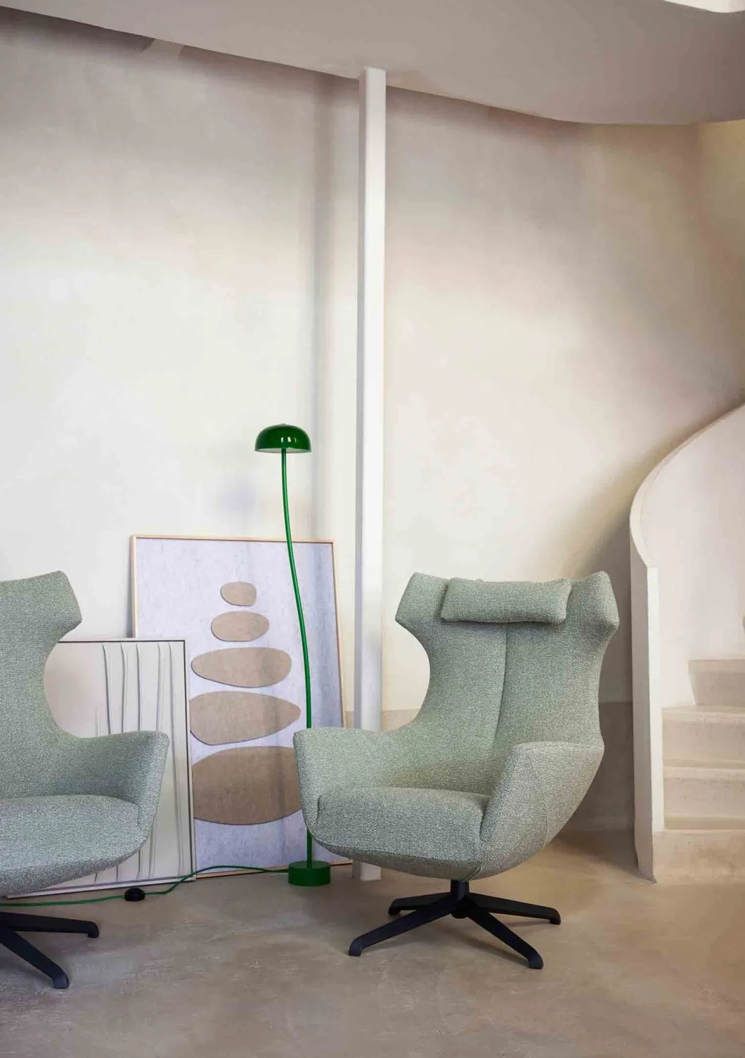 Design Fauteuils|Oorfauteuils-Design on Stock Nosto Fauteuil Groen