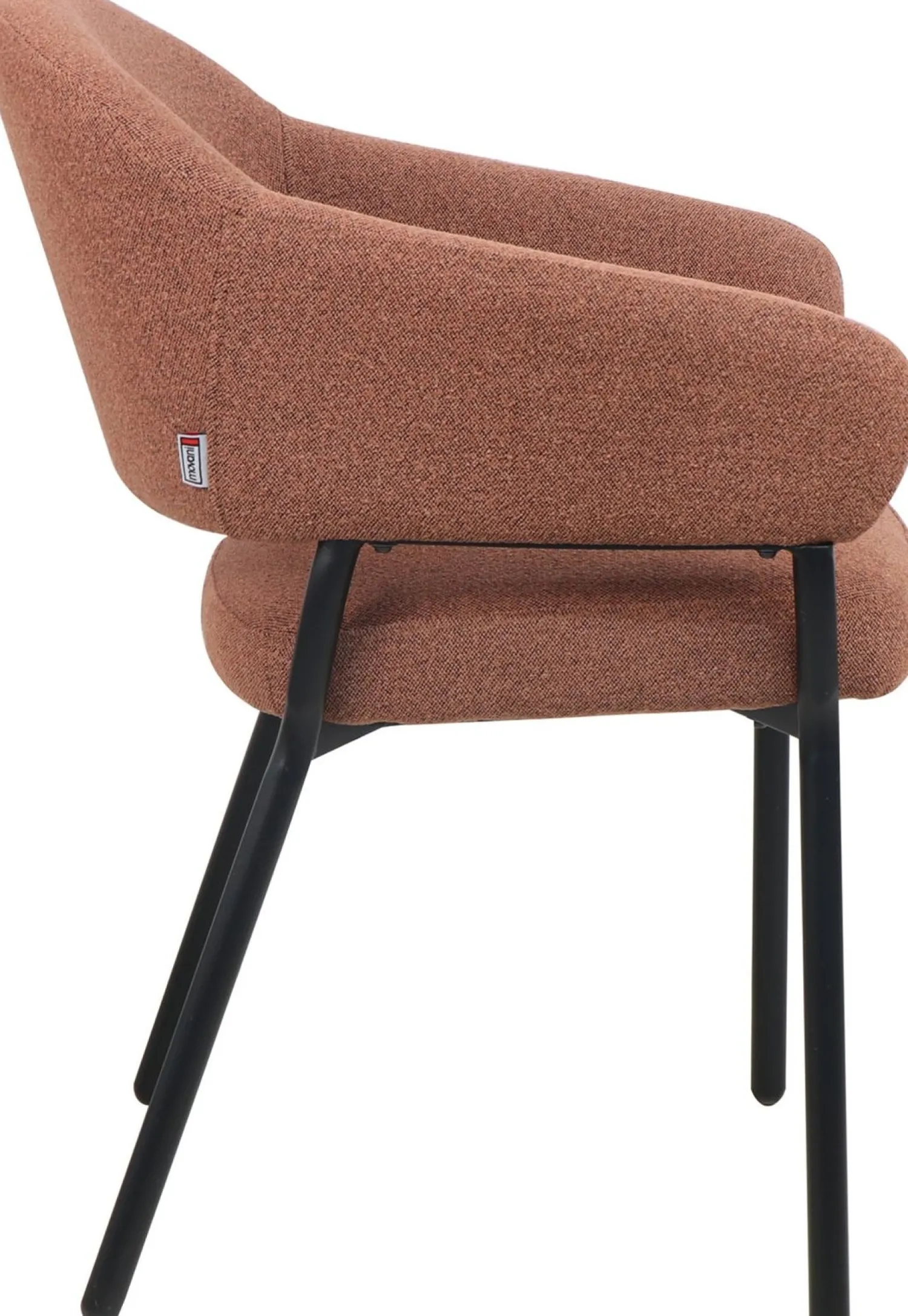 Eetkamerstoelen Met Armleuning-Movani Nour Armstoel Terracotta