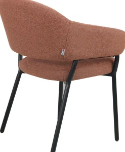 Eetkamerstoelen Met Armleuning-Movani Nour Armstoel Terracotta