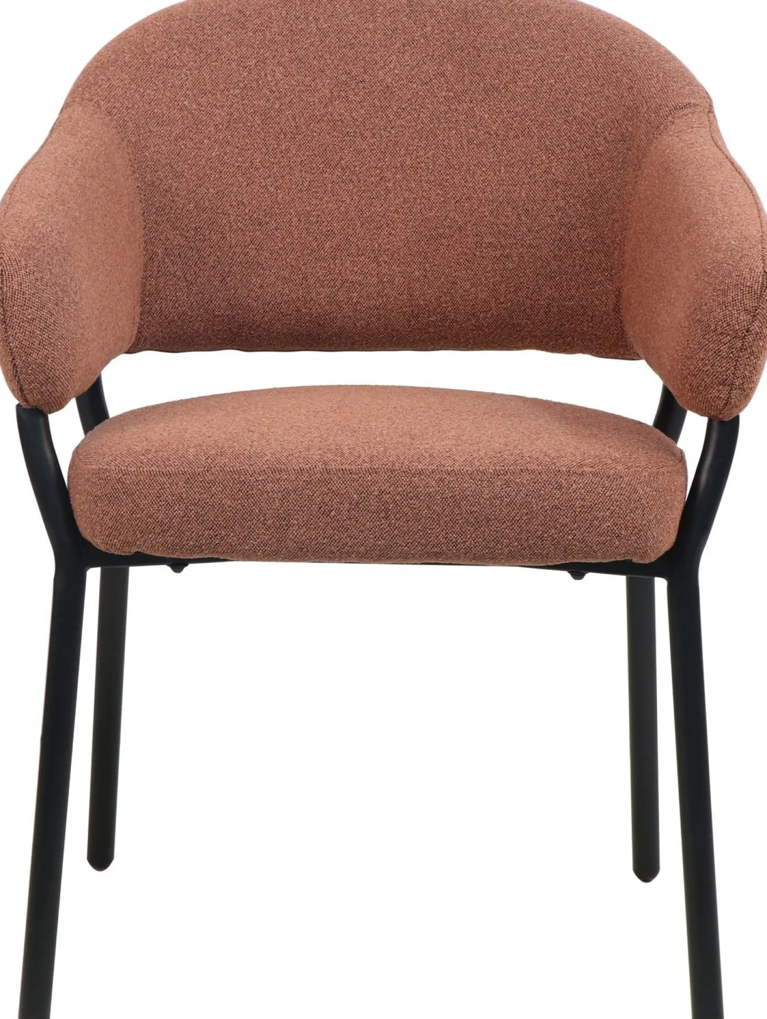 Eetkamerstoelen Met Armleuning-Movani Nour Armstoel Terracotta
