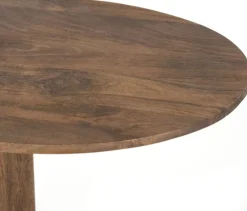 Houten Bijzettafels-Eleonora Novia Bijzettafel Lichtbruin