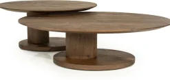 Houten Salontafels-Eleonora Novia Salontafel Lichtbruin