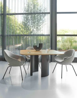 Houten Eettafels-Metaform Nubo Eettafel Naturel