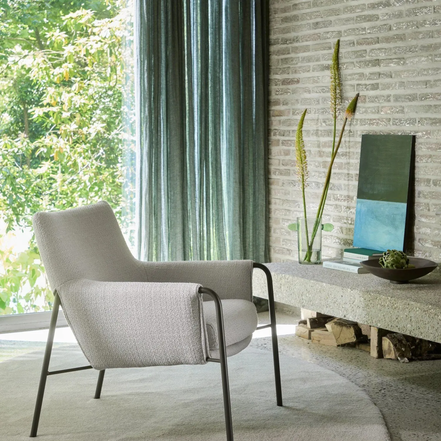 Design Fauteuils-Design on Stock Nuria Fauteuil Blauw