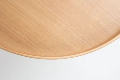 Ronde Bijzettafels-Zuiver Oak Tray Salontafel
