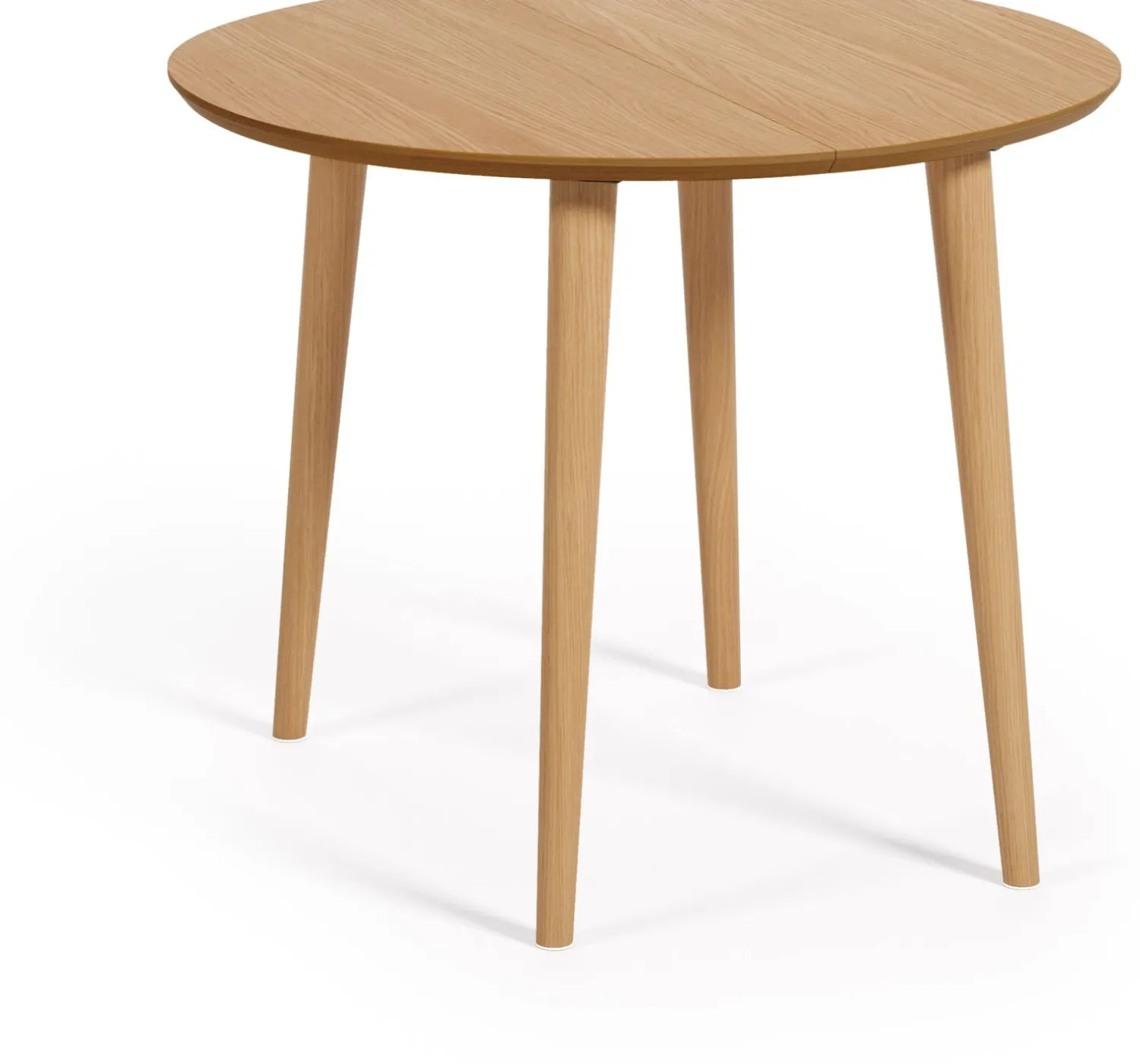 Ronde Eettafels|Ovale Eettafels-Kave Home Oakland Uitschuifbare Eettafel Naturel