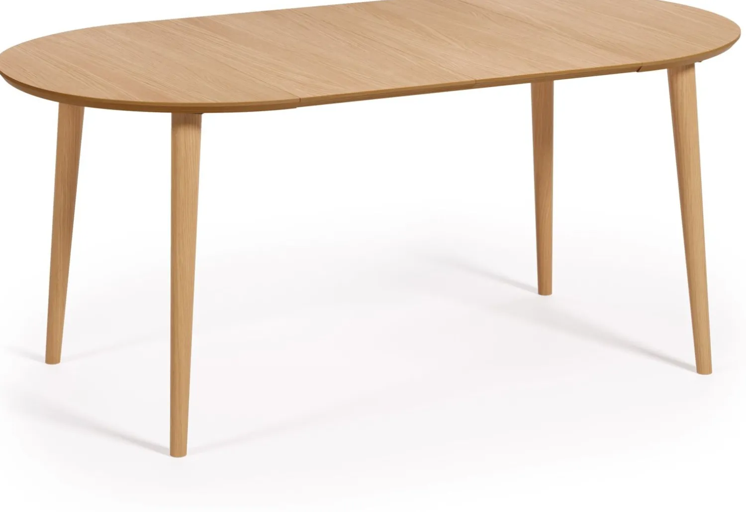 Ronde Eettafels|Ovale Eettafels-Kave Home Oakland Uitschuifbare Eettafel Naturel