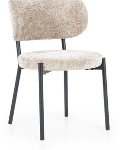 Eetkamerstoelen Zonder Armleuning-By Boo Oasis Eetkamerstoel Taupe