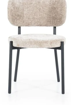 Eetkamerstoelen Zonder Armleuning-By Boo Oasis Eetkamerstoel Taupe