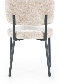 Eetkamerstoelen Zonder Armleuning-By Boo Oasis Eetkamerstoel Taupe