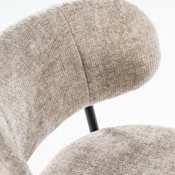 Eetkamerstoelen Zonder Armleuning-By Boo Oasis Eetkamerstoel Taupe