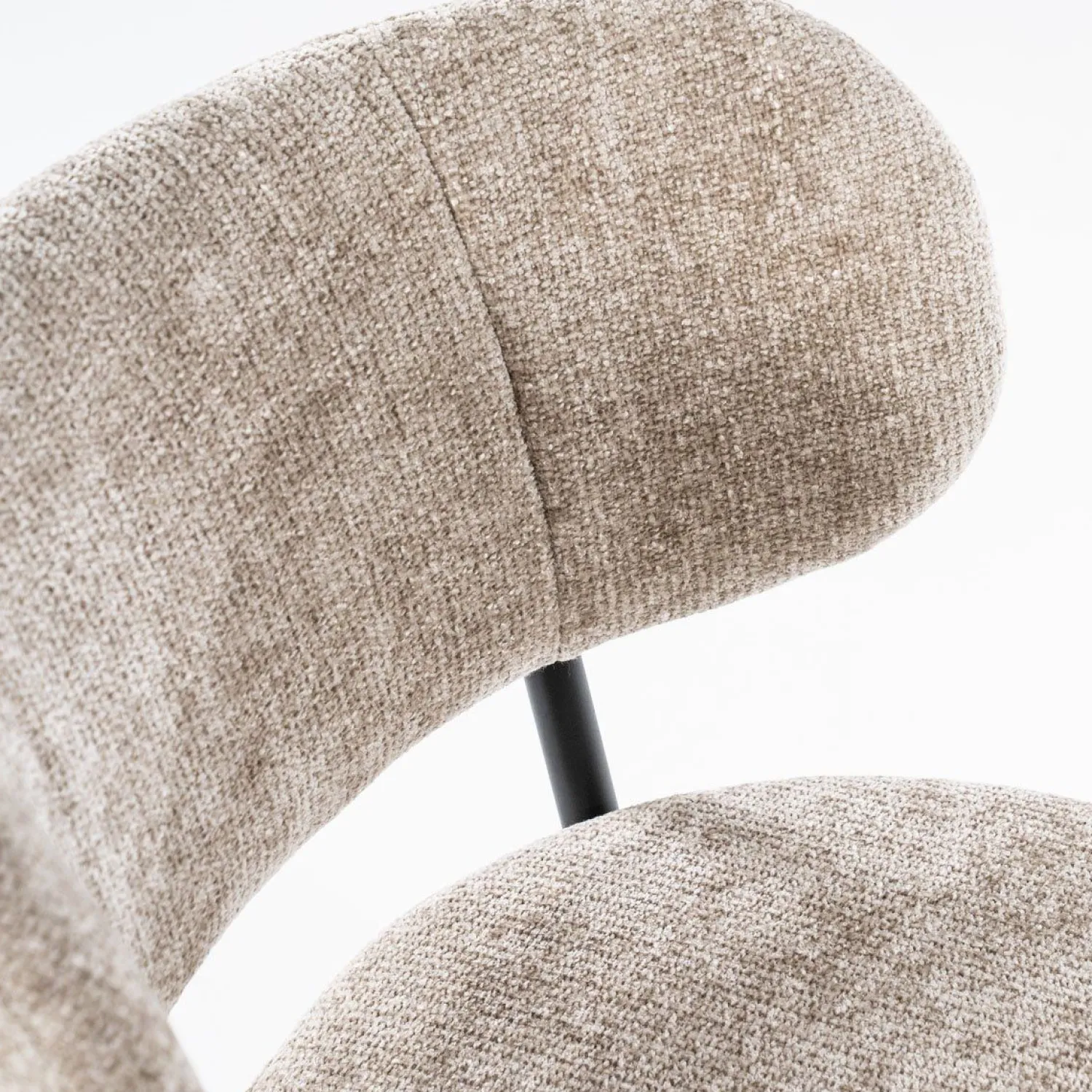 Eetkamerstoelen Zonder Armleuning-By Boo Oasis Eetkamerstoel Taupe