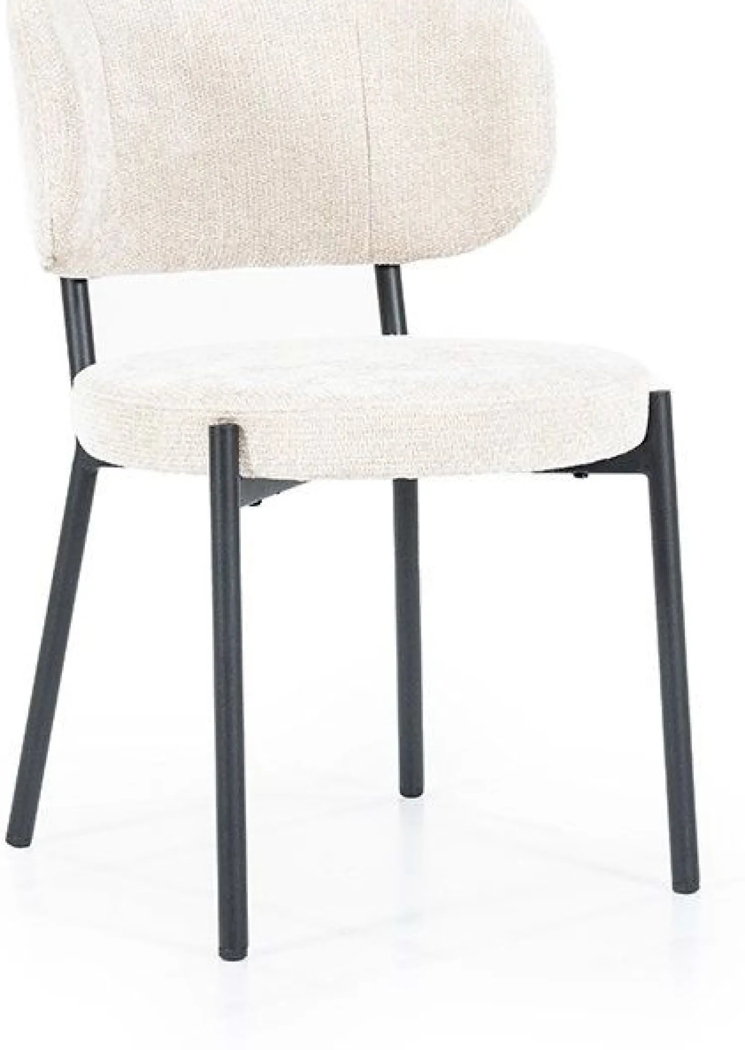 Eetkamerstoelen Zonder Armleuning-By Boo Oasis Eetkamerstoel Beige