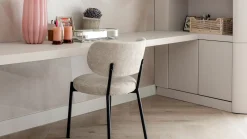 Eetkamerstoelen Zonder Armleuning-By Boo Oasis Eetkamerstoel Beige