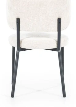 Eetkamerstoelen Zonder Armleuning-By Boo Oasis Eetkamerstoel Beige