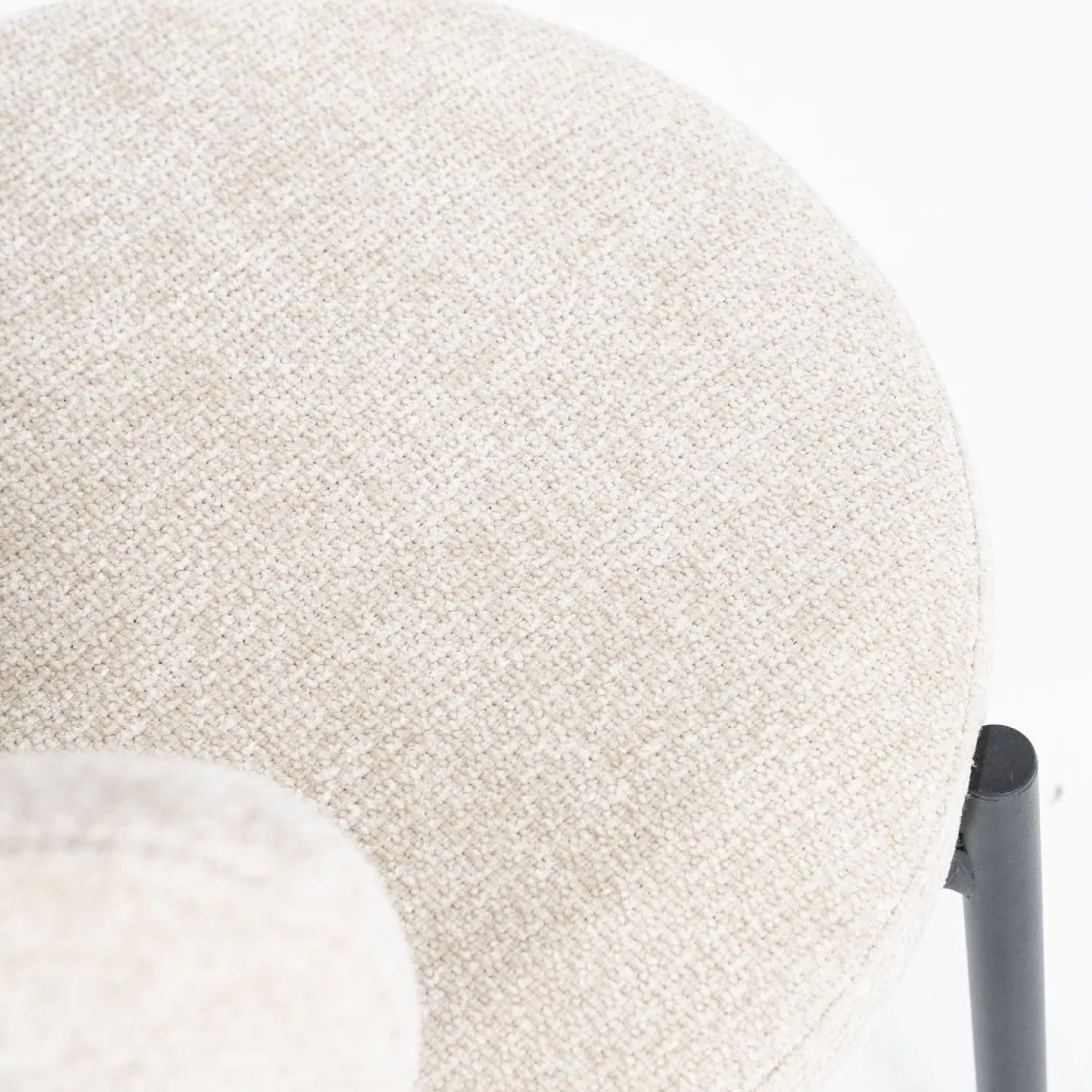 Eetkamerstoelen Zonder Armleuning-By Boo Oasis Eetkamerstoel Beige