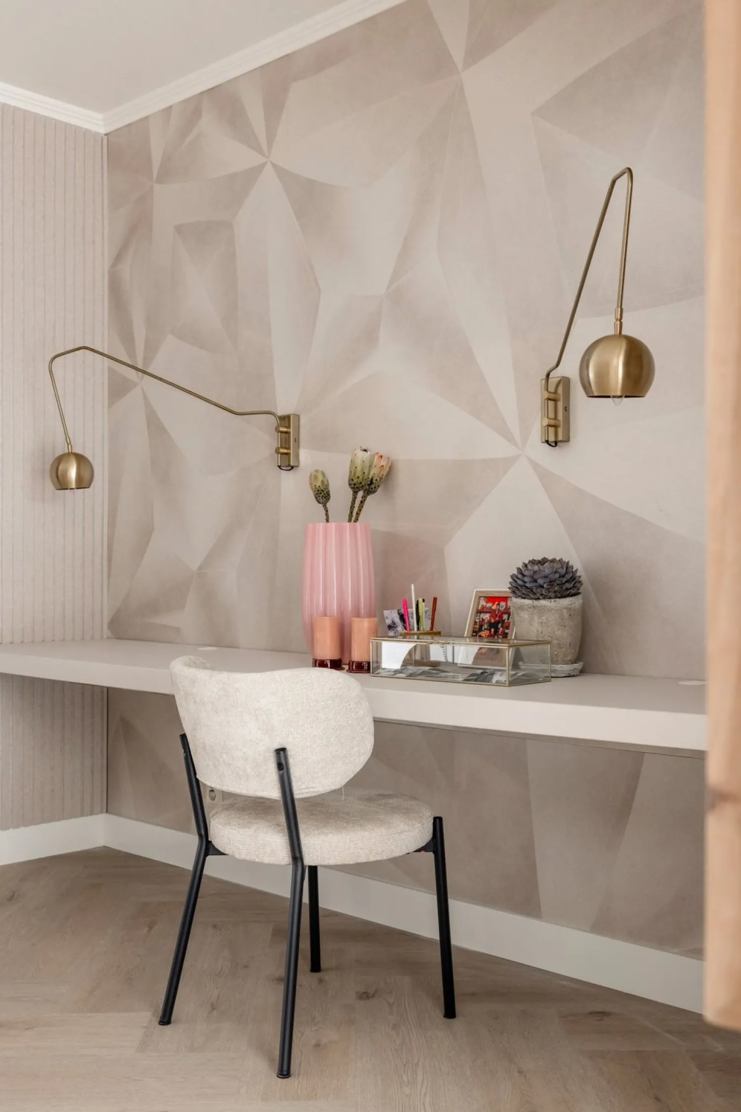 Eetkamerstoelen Zonder Armleuning-By Boo Oasis Eetkamerstoel Beige