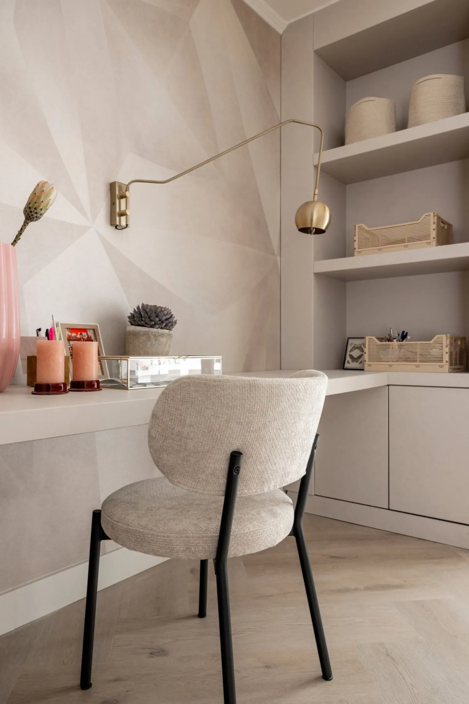 Eetkamerstoelen Zonder Armleuning-By Boo Oasis Eetkamerstoel Beige