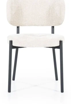 Eetkamerstoelen Zonder Armleuning-By Boo Oasis Eetkamerstoel Beige