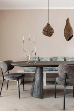 Eetkamerstoelen Zonder Armleuning-By Boo Oasis Eetkamerstoel Brown