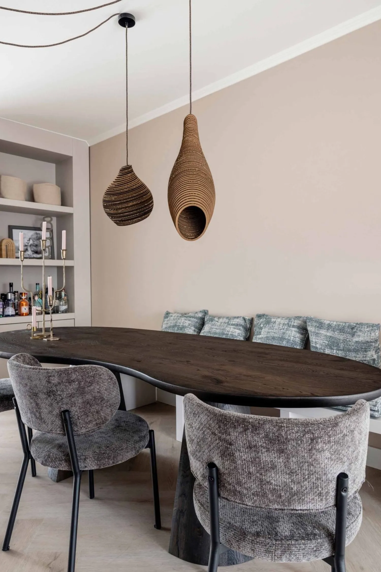Eetkamerstoelen Zonder Armleuning-By Boo Oasis Eetkamerstoel Brown