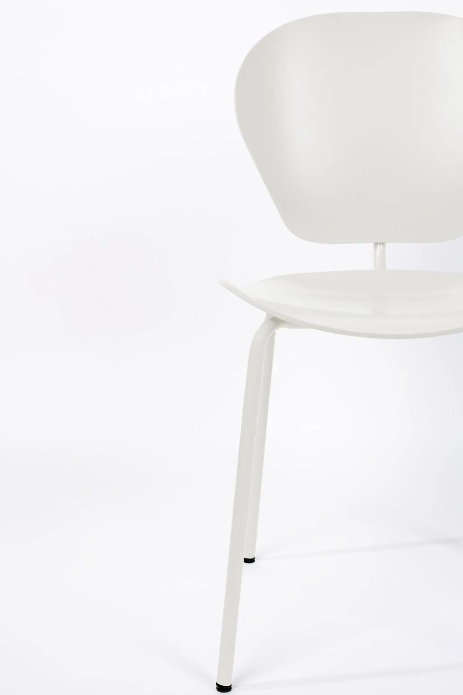 Eetkamerstoelen Zonder Armleuning-Zuiver Ocean (set van 2) Eetkamerstoel Coconut Milk