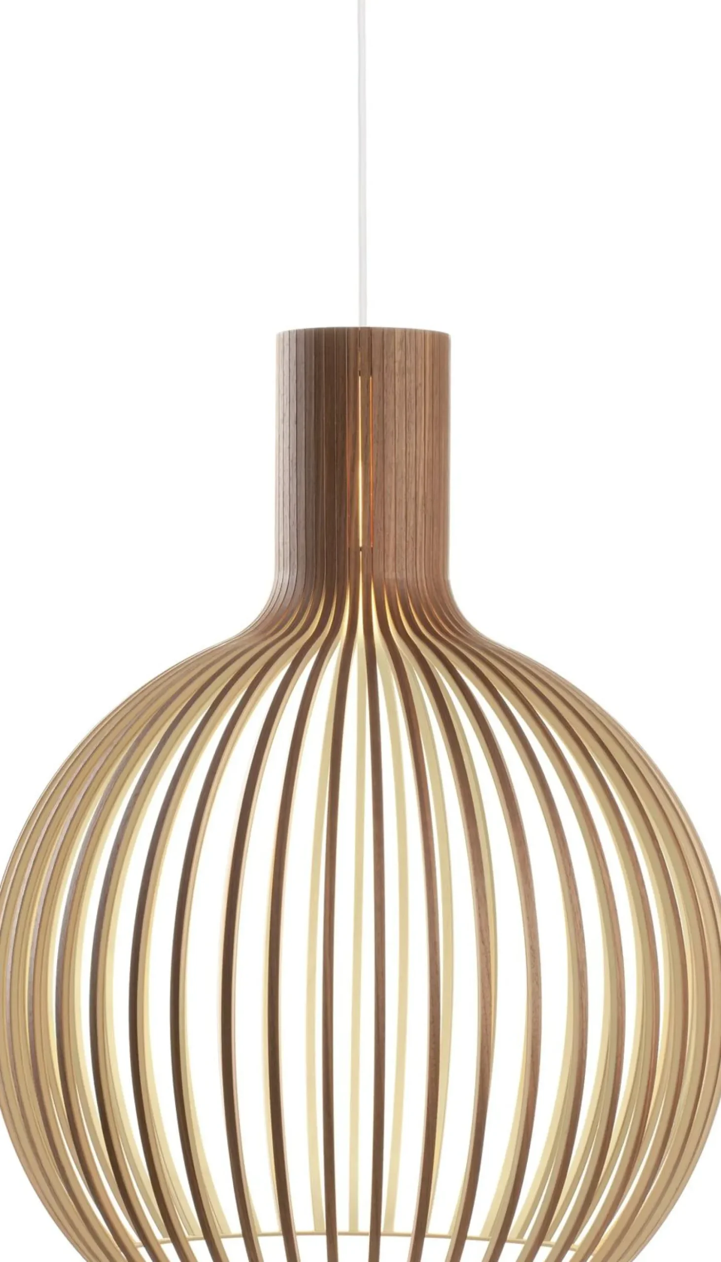Hanglampen|Hanglampen-Secto Design Octo 4240 Hanglamp Walnoot