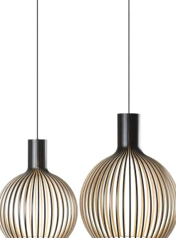 Hanglampen|Hanglampen-Secto Design Octo 4240 Hanglamp Walnoot