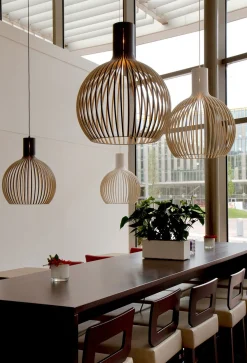 Hanglampen|Hanglampen-Secto Design Octo 4240 Hanglamp Walnoot