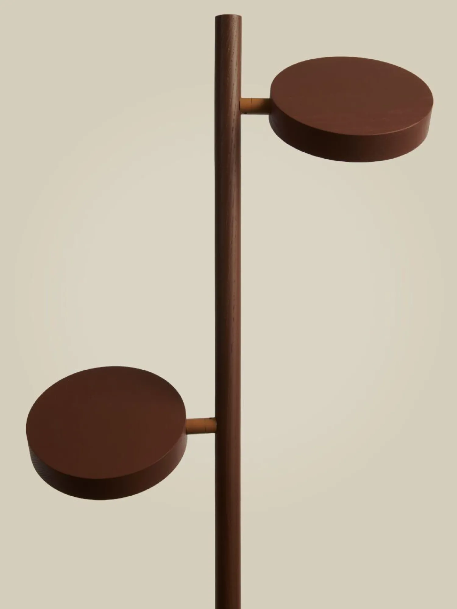 Houten Vloerlampen|Vloerlampen-Good&Mojo Okinawa 2-lichts Vloerlamp Brown
