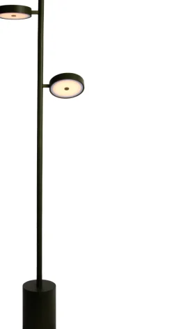 Houten Vloerlampen|Vloerlampen-Good&Mojo Okinawa 2-lichts Vloerlamp Green