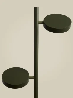 Houten Vloerlampen|Vloerlampen-Good&Mojo Okinawa 2-lichts Vloerlamp Green