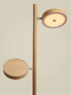 Houten Vloerlampen|Vloerlampen-Good&Mojo Okinawa 2-lichts Vloerlamp Natural