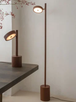 Houten Vloerlampen|Vloerlampen-Good&Mojo Okinawa Vloerlamp Brown